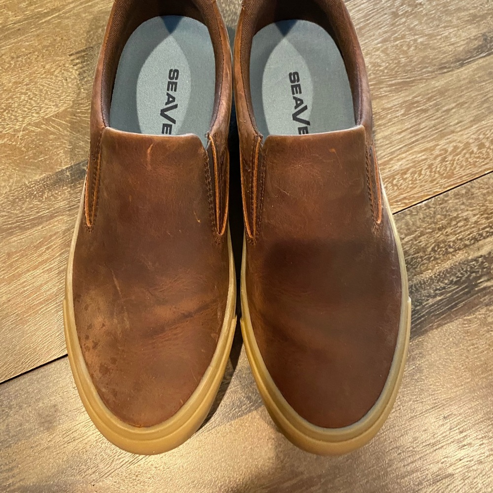 Seavees Hawthorne Leather Slip On Excellent Condition